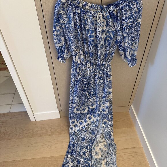 Blue & White Cover-up One Size Fits all from F*CK - Picture 1 of 1